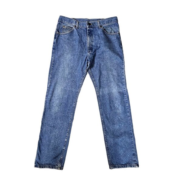 LL Bean Jeans Mens 36x30 Relaxed Fit Workwear Double L Comfort Waist Denim - Picture 1 of 5